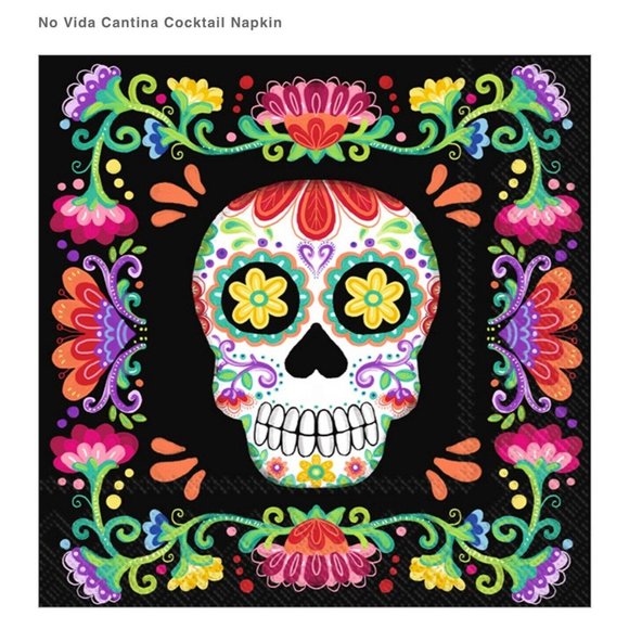 Paper Cocktail Napkins No VIDA Cantina - Picture 2 of 2